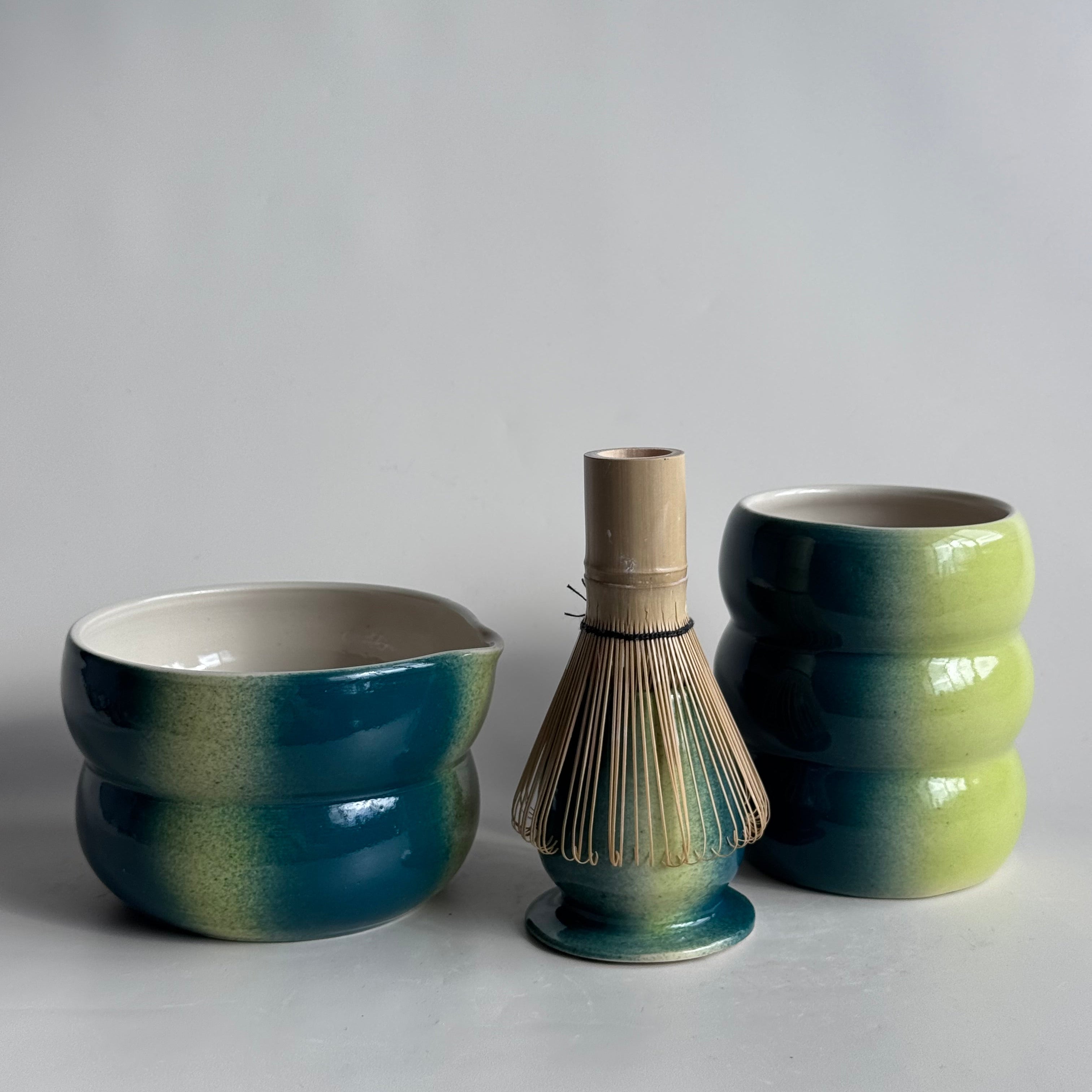 Aura Baby Matcha Set (Green/yellow)