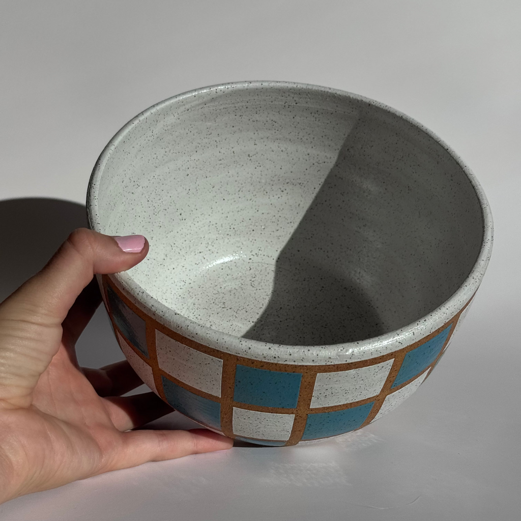 Checker Baby Salad Bowl