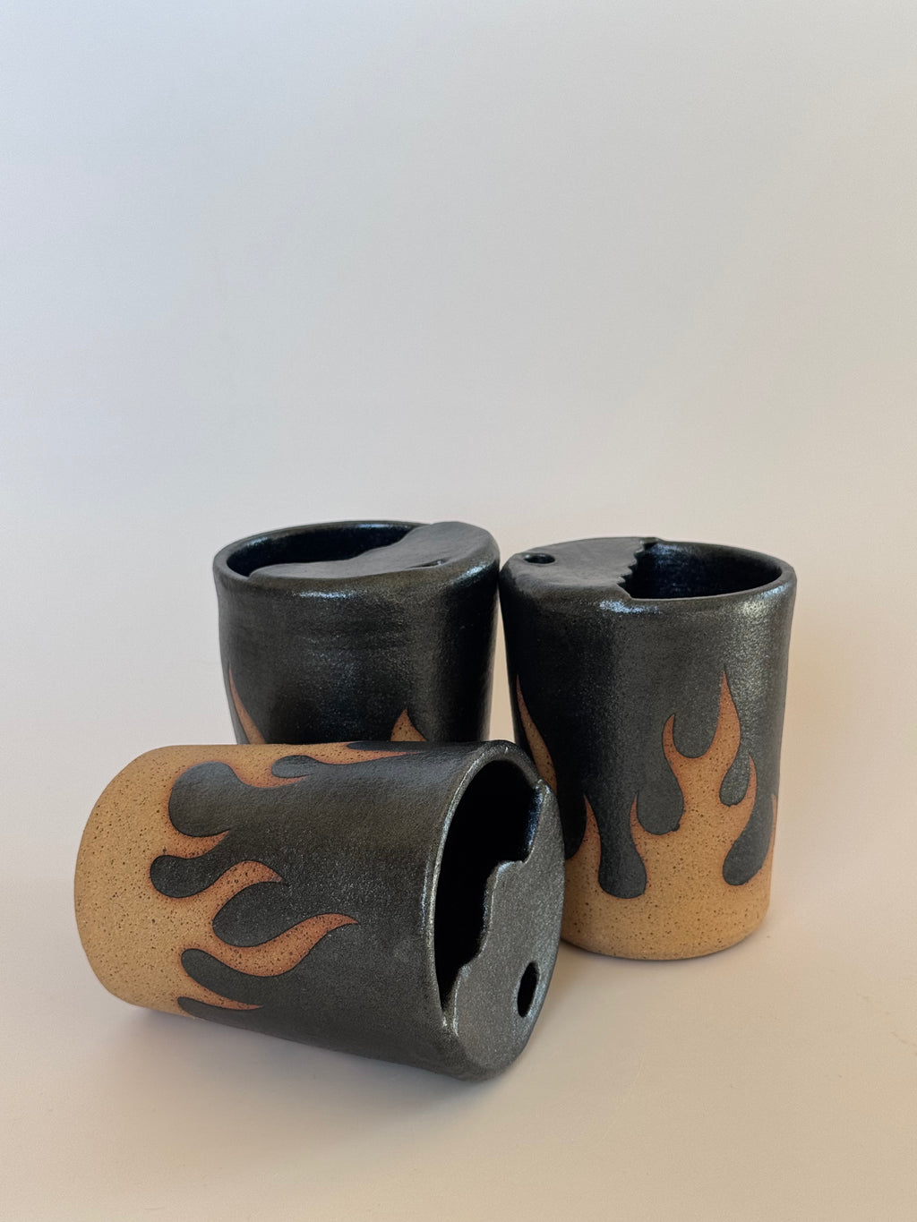 Flame Baby Travel Cup (Black sparkle)