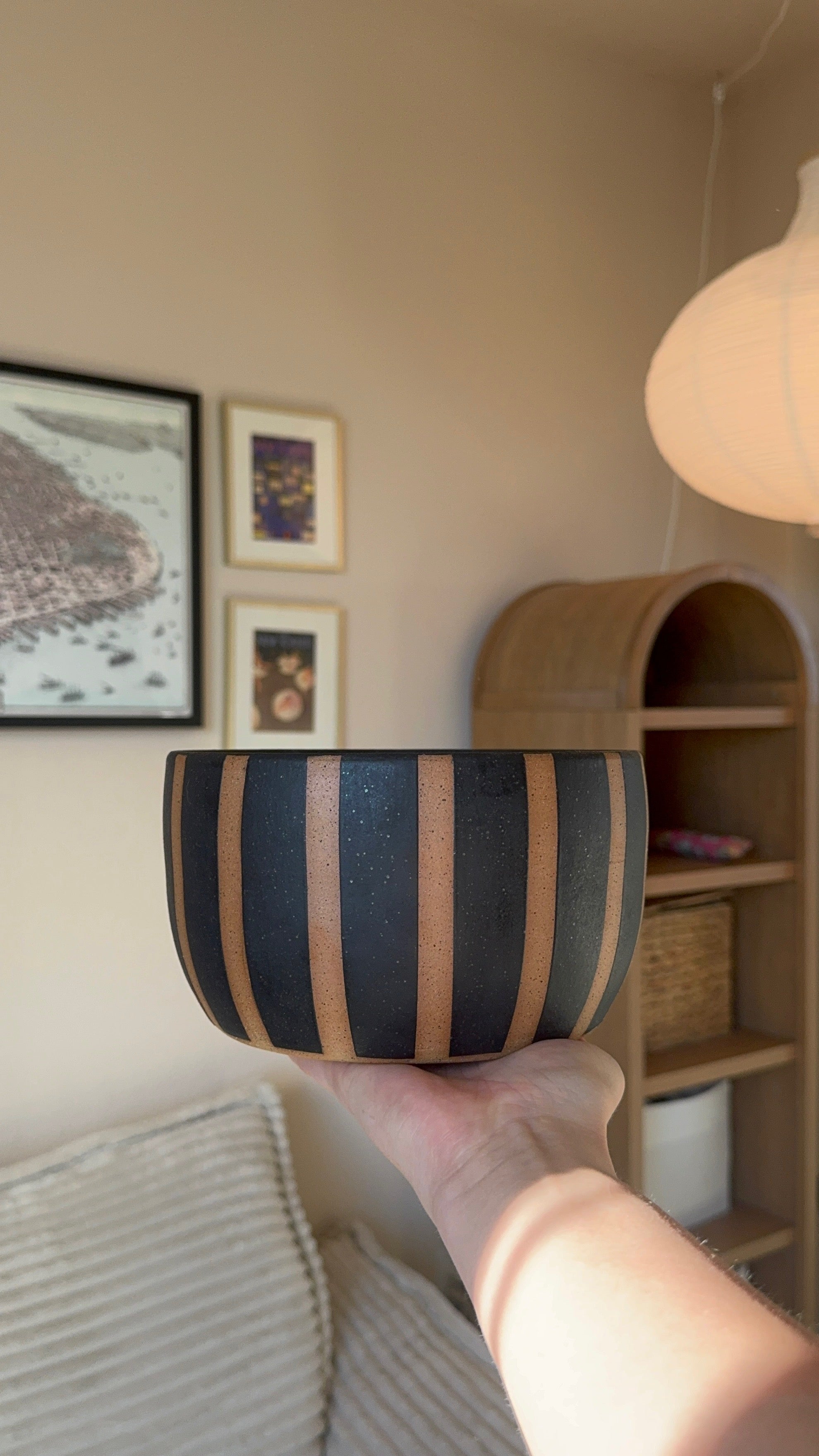 Stripe Baby Salad Bowl