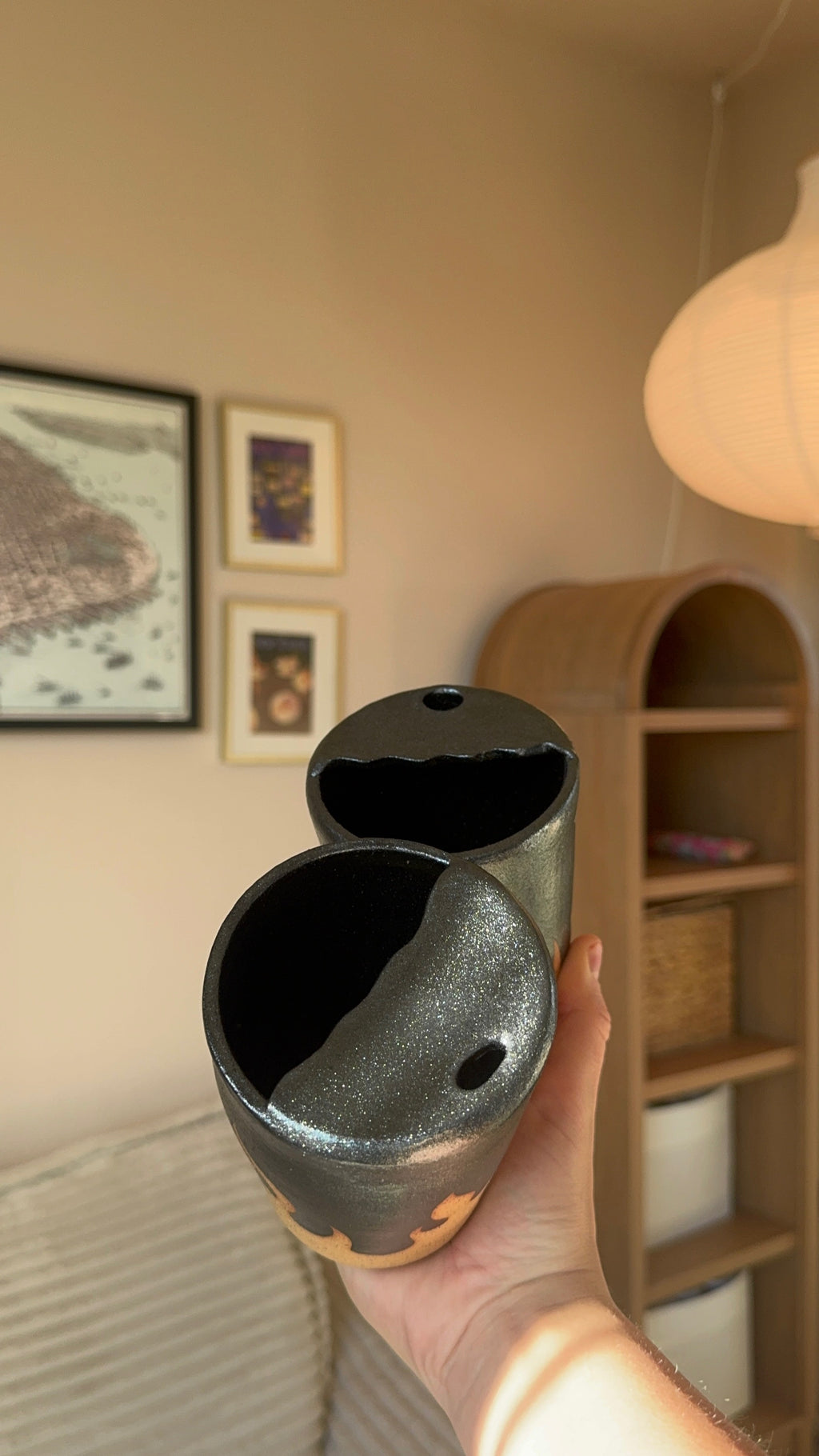 Flame Baby Travel Cup (Black sparkle)