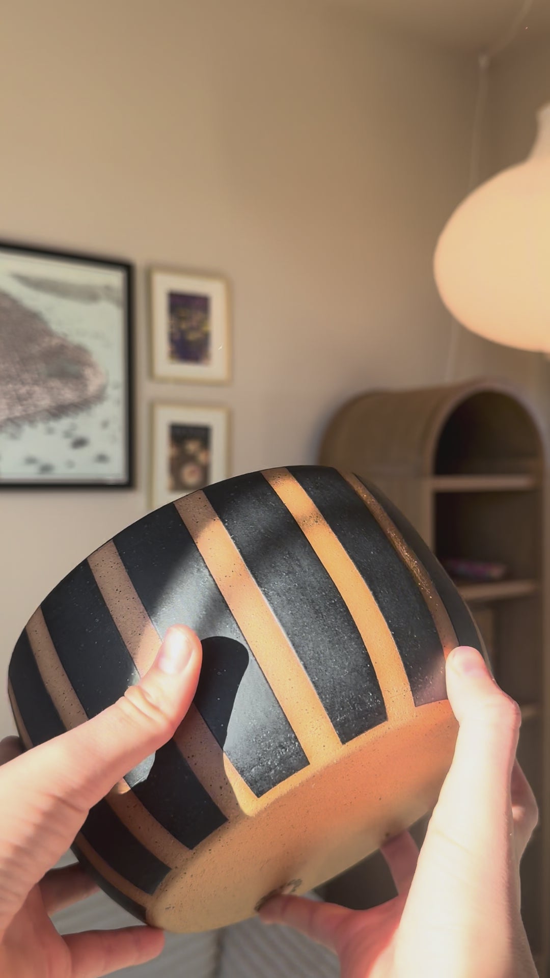 Stripe Baby Salad Bowl